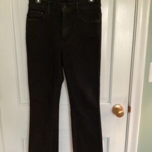 Mother black denim crop Jean